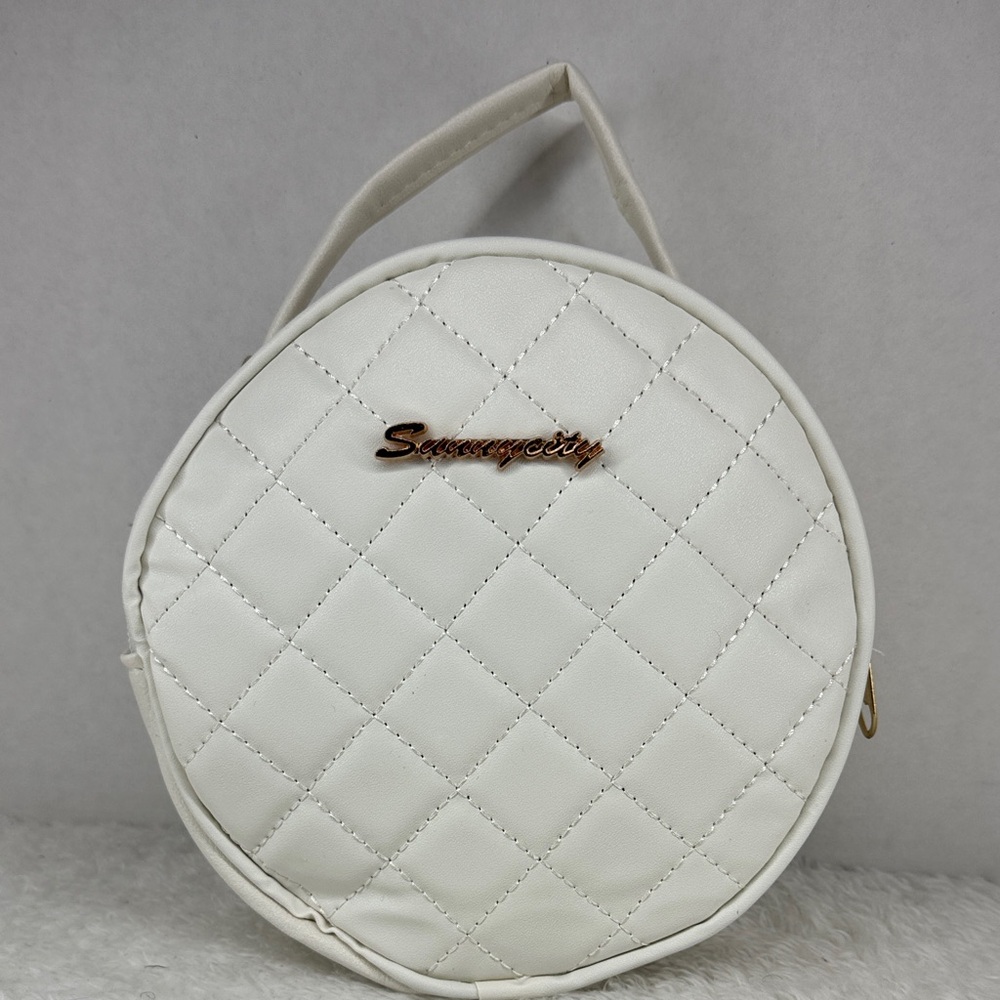 White Quilted Women's Bag